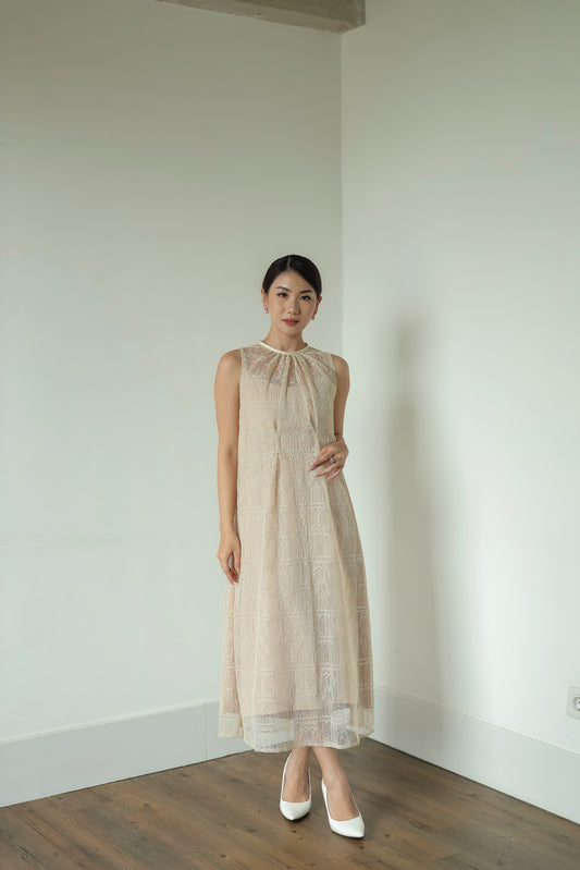 ISSEY Dress in Cream (Pre Order)