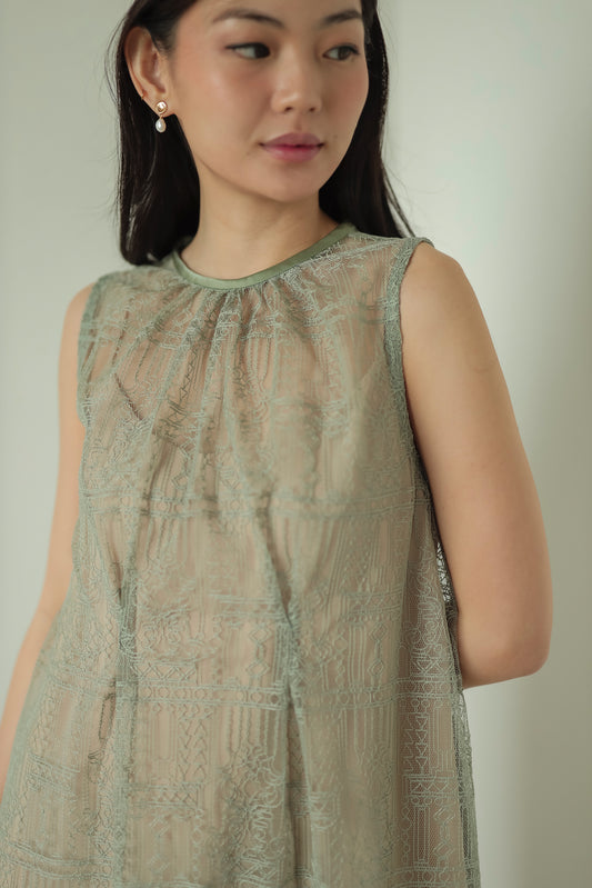 ISSEY Dress in Green Lily (Pre Order)